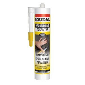 Битумный кровельный герметик Soudal